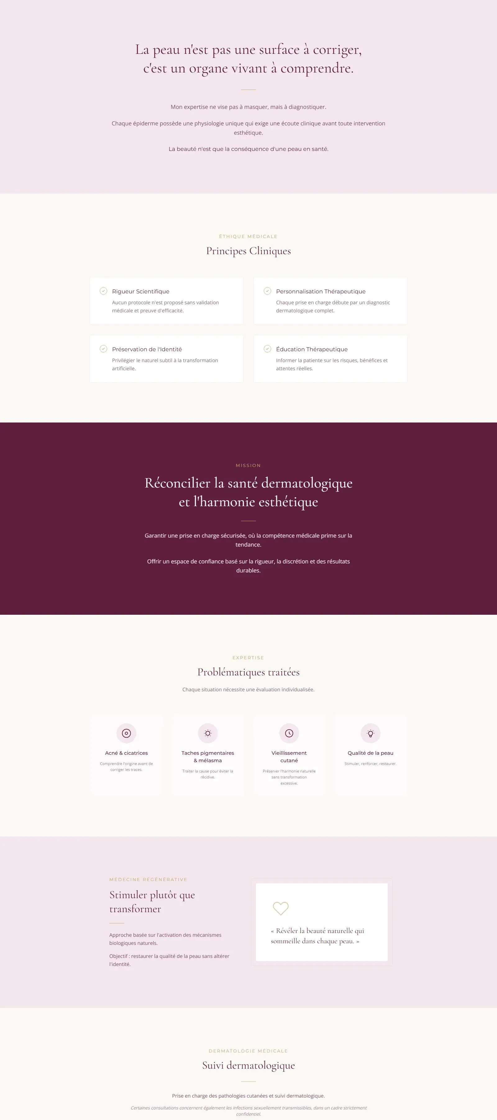 Suite de la page d'accueil de drasmasioud.com.